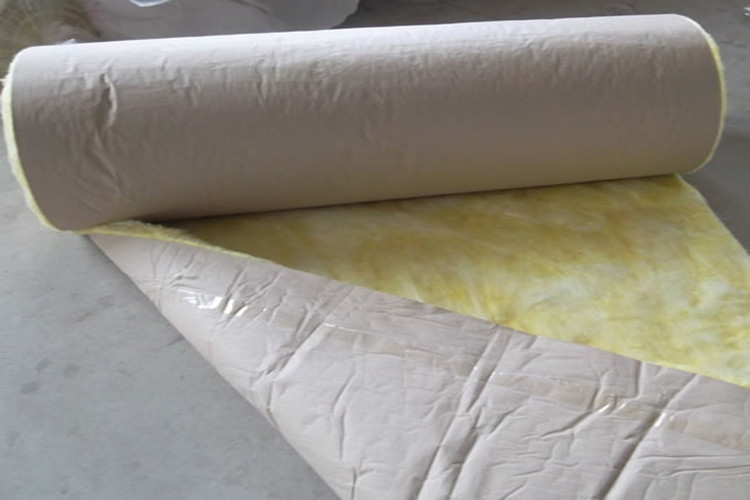 Glass Wool with White Polypropylene Facing