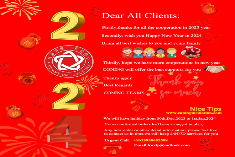 CONING Bring All Best Wishes For All of You in New Year 2024