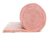 Pink color glass wool loft insulation roll