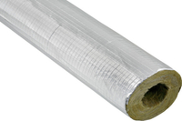 Square Fireproof Aluminum Foil Cover Rock Wool Pipe