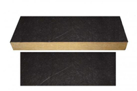 Soundproofing Rockwool Insulation Board Faced With Black Glass Tissue