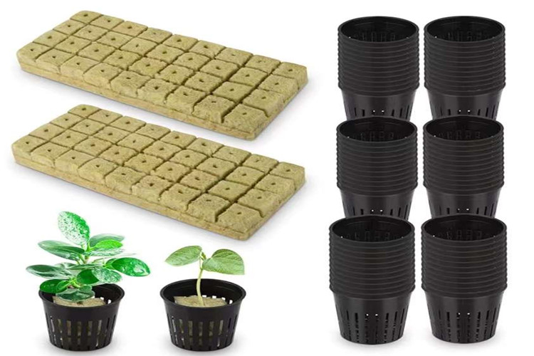 Seedling Plug Trays Rock Wool Plug Seed Starter Plugs