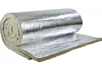 Double side facing rock wool blanket