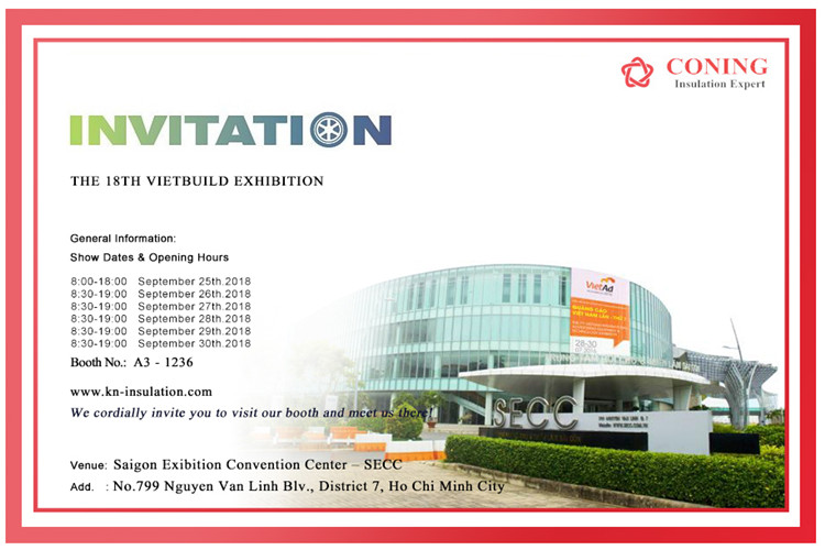 CONING Vietbuild Exhibition in 2018