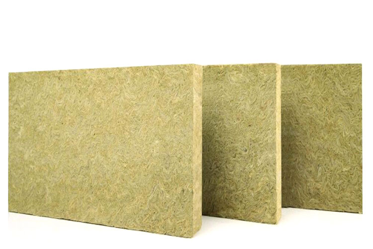Vertical silk fiber rock wool board
