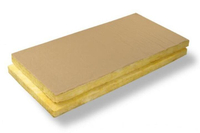 Glass wool batt cover with kraft paper