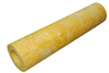 Seam glass wool pipe section