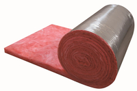 Red pink colorful fiber glass wool blanket with fire proof