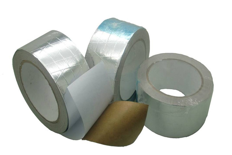 Reinforced flame retardant aluminum foil tape