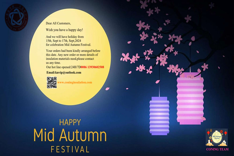 Notification of Holiday Mid Autumn Festival