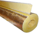 Adhesive overlap alumium foil glass wool pipe