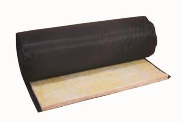 Glass wool black frabic cloth overlap