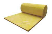 Hydrophobic glass wool blanket