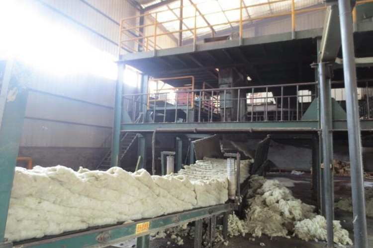 Mineral Wool Rock Wool Blanket Production